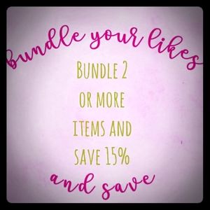 Bundle 2 items save 15%